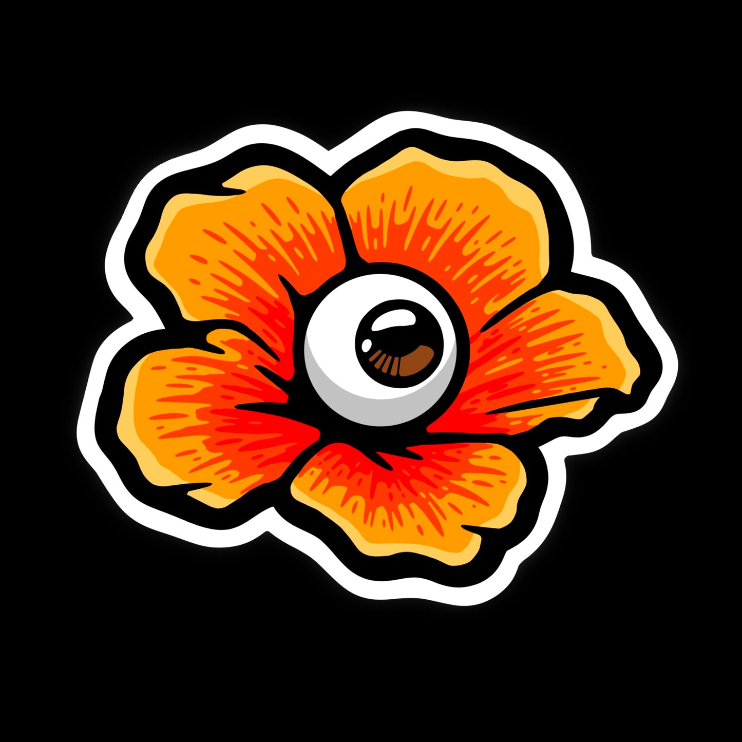 Flower Eyes 1 Sticker