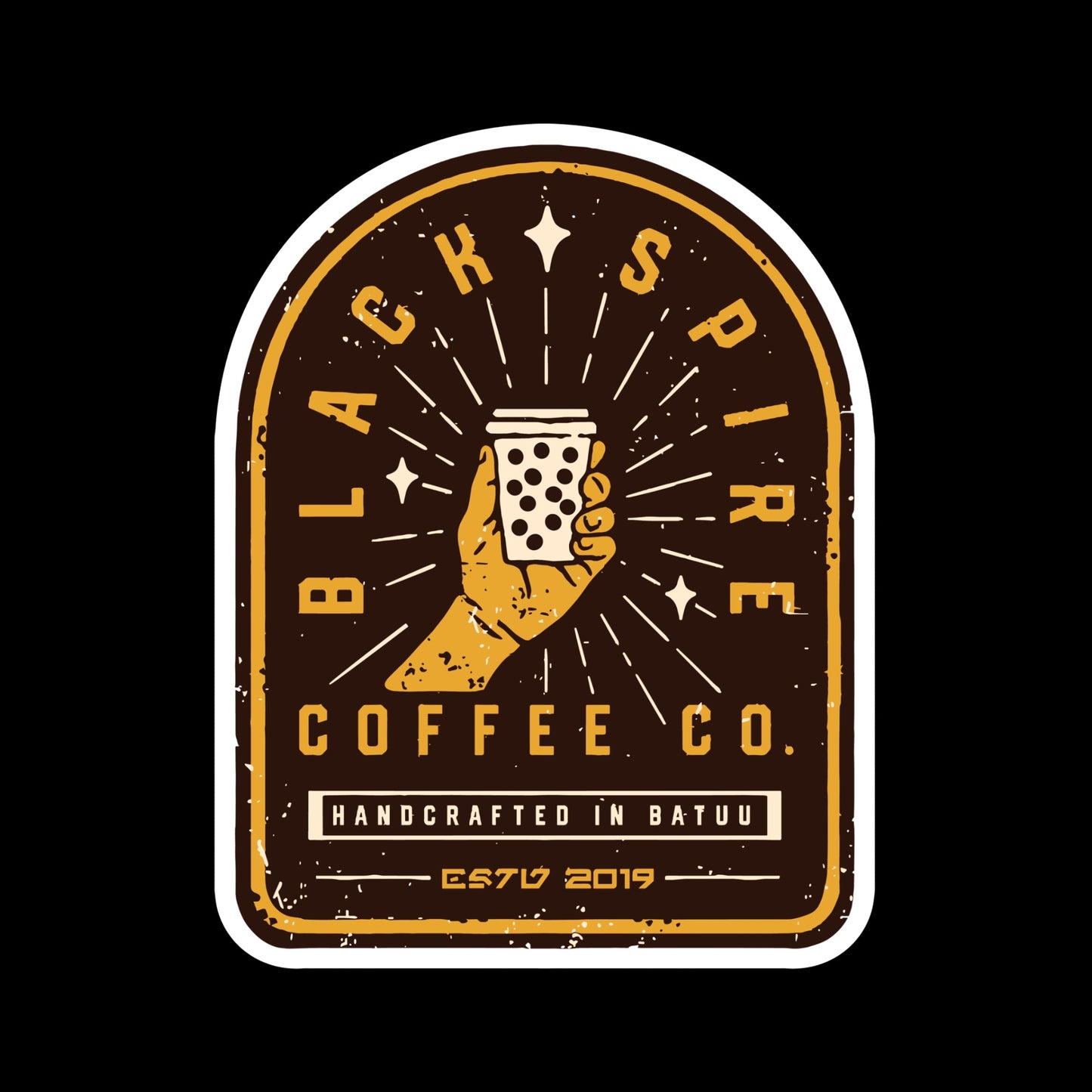 Black Spire Coffee Co. Sticker